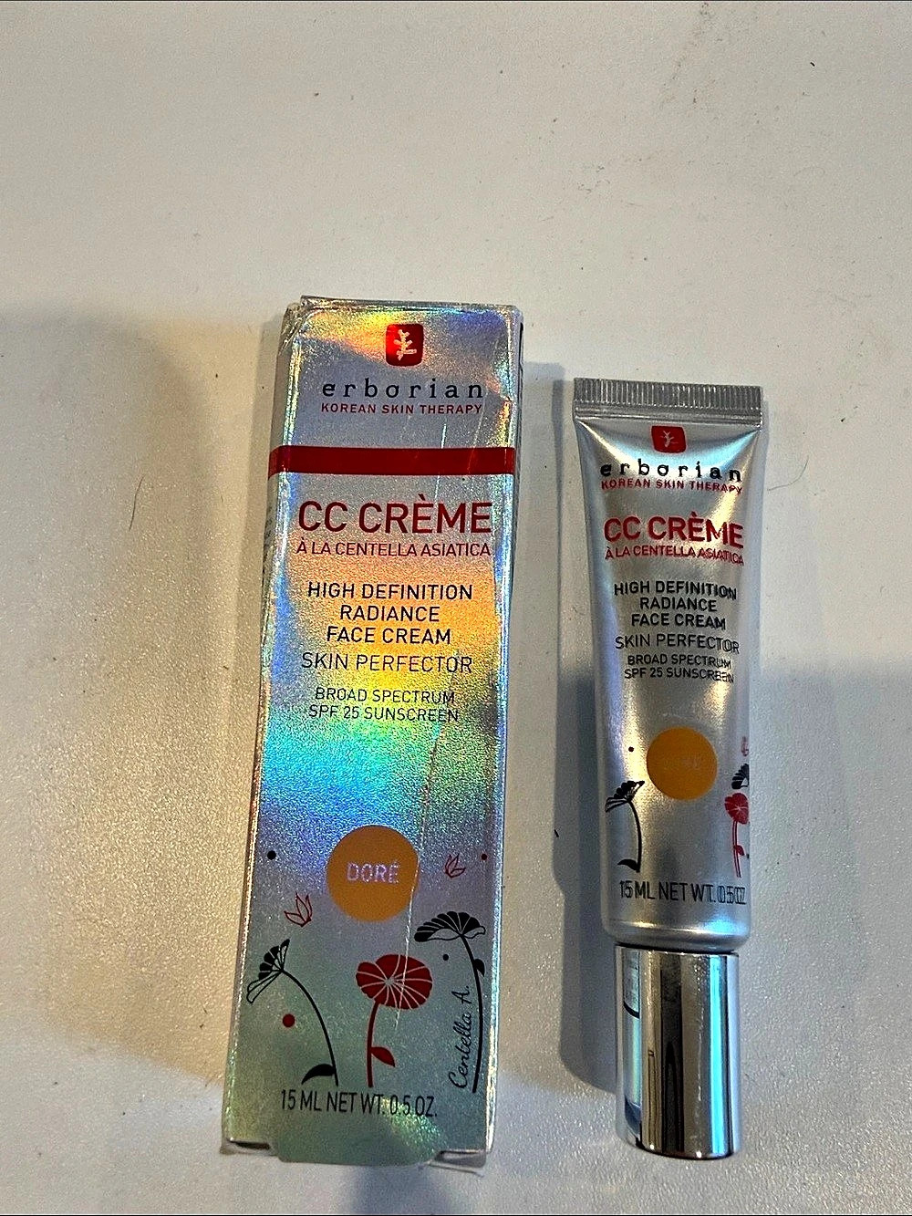 Erborian CC Crème 15 mL in Golden! BNIB